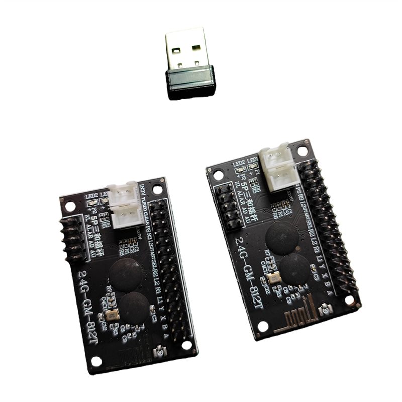 Joystick Arcade Parts - A99E-2.4G Draadloze 2 Spelers Voor Arcade