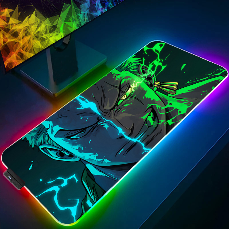 Arcade No - EEN STUK Zoro Muismat RGB Gaming