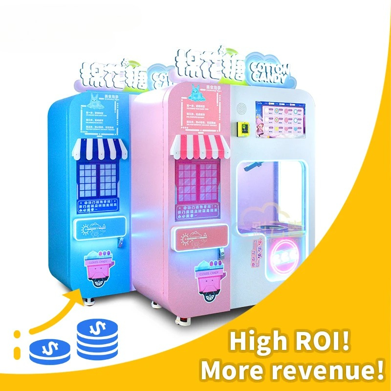 Candy Vending Machine - Suikerwattenautomaat 6-kleuren Fabriek met SDK-functie