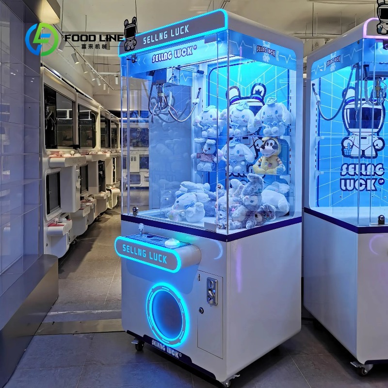 Arcade Toy Claw Vending Machine - Op maat gemaakte muntbediende metalen kraanautomaat,