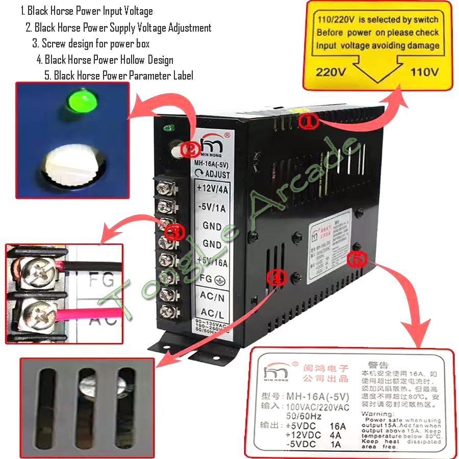 Arcade Jamma Onderdelen MH-16A - Coin Acceptor Selector recensie en prijs